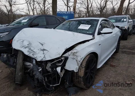 2014 Audi S5 3.0T Premium Plus from USA, damaged, VIN WAUCGAFR5EA018755